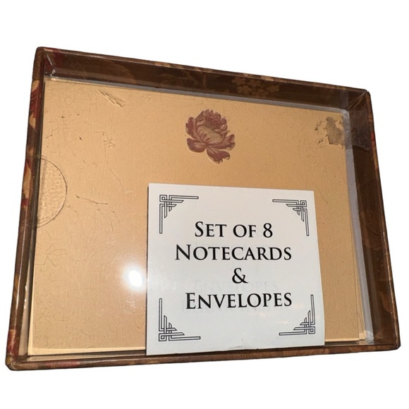 Barnes & Noble Ivory Vintage Notecards & Envelopes Set of 8 - Picture 2 of 9